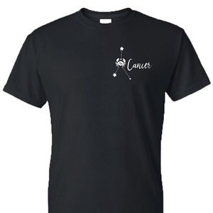 uni-sex astrology tee cancer crab